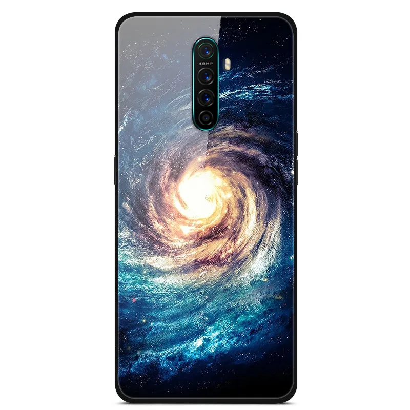 Для OPPO Realme X2 Pro Чехол из закаленного стекла чехол жесткая задняя крышка для телефона для OPPO Realme X2 Pro TPU бампер чехол s для RealmeX2 Pro - Цвет: 36
