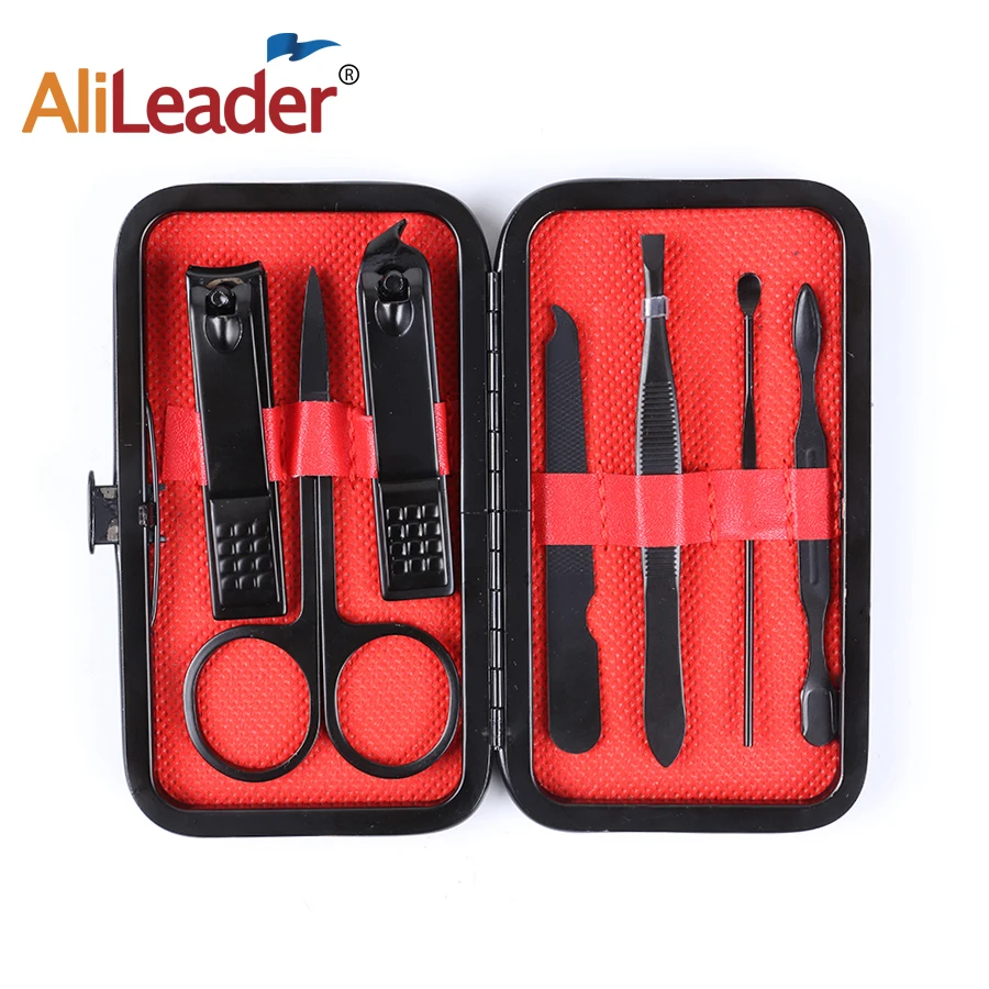 Alileader портативные кусачки для ногтей 7 шт. из нержавеющей стали педикюрные