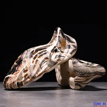 

2020 new men's fashion casual shoes outdoor indoor slippers women's sandals lazy shoes beach shoes integrated couple size 35-48