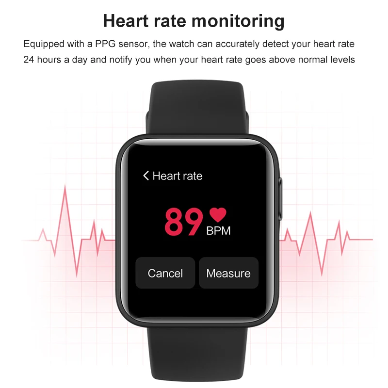 Xiaomi-reloj inteligente Mi Watch Lite versión Global, con GPS, Bluetooth  5,1, Monitor de ritmo cardíaco/sueño de 5 ATM, pantalla a Color de 1,4\