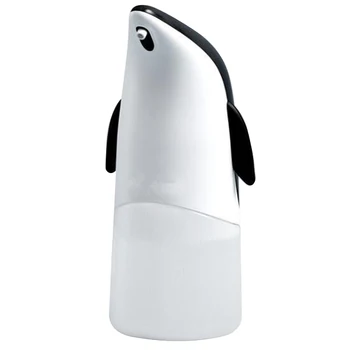

Hands Free Cute Touchless Lotion USB Rechargeable Foaming Home Infrared Motion Sensor Automatic Soap Dispenser Penguin Shape