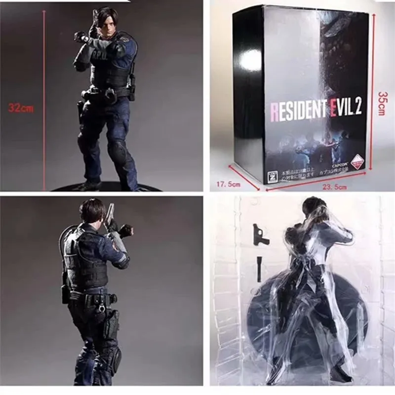 

32cm Leon Scott Kennedy PVC Action Figure Model Toy Christmas Gift