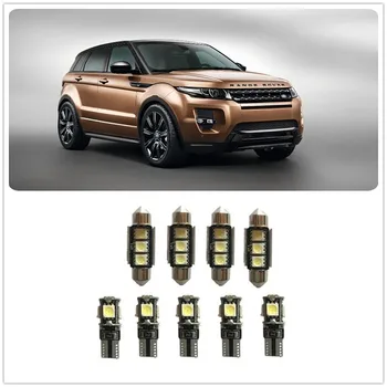 

9PCS White LED Interior Package kit For Land Rover Discovery LR2 LR3 LR4 Freelander Defender 1990-2019