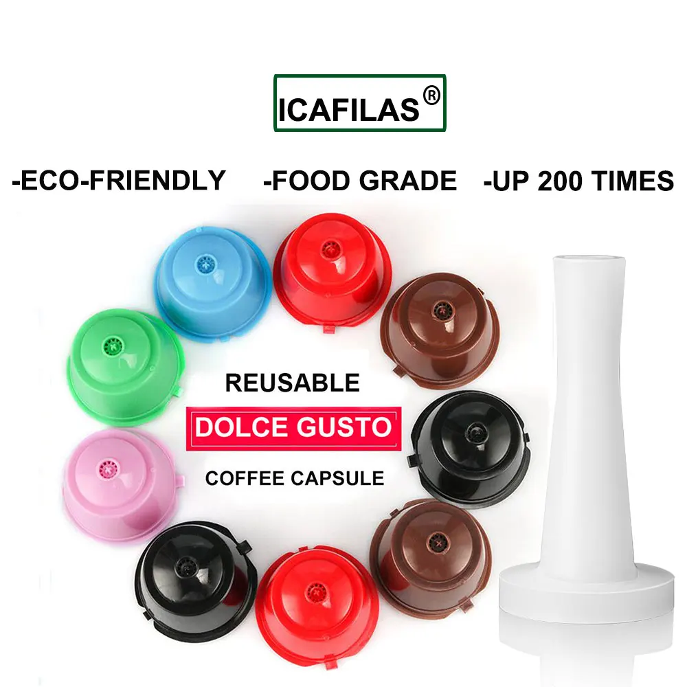Recafimil Per Capsula Caffè Dolce Gusto Pod Riutilizzabile Nescafe Filtro Caffè Expresso Con Manomissione