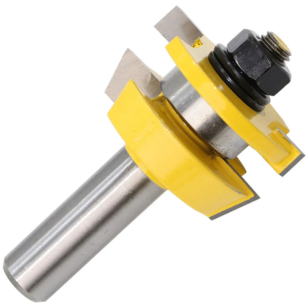 

2Pcs Bevel Rail and Stile Glue Joint Router Bit Alloy Flush Trim Router Bits for Cabinet Door 1/2 Inch Machine Tools Accessories