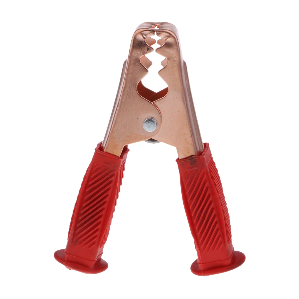 2 Pieces Car Vehicle Battery Test Alligator Crocodile Clip Clamp 500A