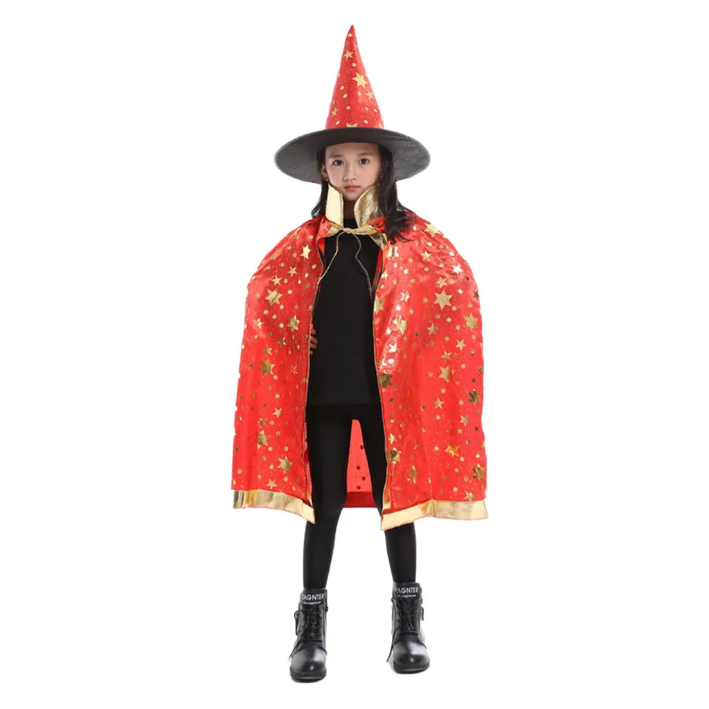 Детский костюм для ролевых игр на Хэллоуин, плащ для Маскарадного костюма, костюмы, наряды, реквизит, фуляр femme bufandas invierno mujer