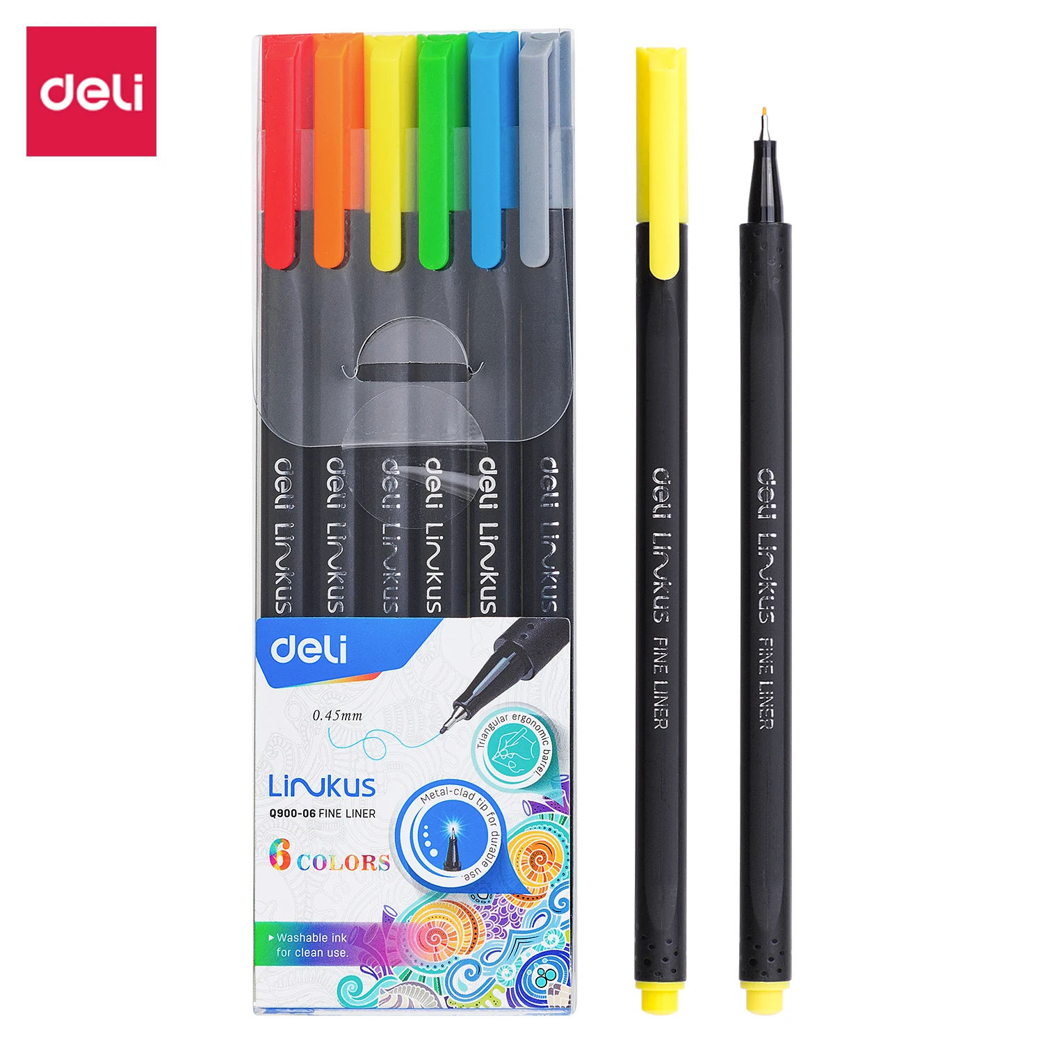 5pc Fineliner Color Pens Set - Young Art Lessons