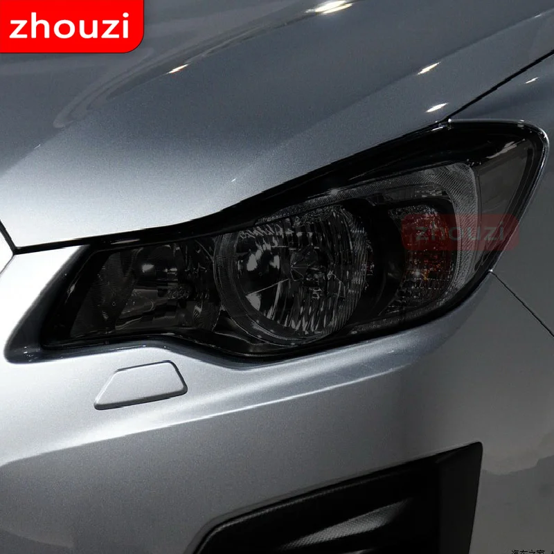 

Прозрачная защитная пленка для автомобильных фар Subaru Impreza, Черная защитная пленка для фар, аксессуары из ТПУ, 2012-2016, 2017-On