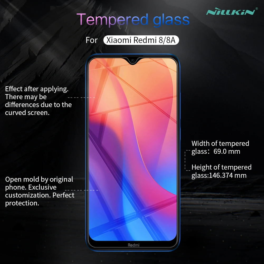 Защитная пленка Nillkin 0,33 мм для Xiaomi Redmi 8A/Redmi 8 Amazing H против царапин защитная пленка из закаленного стекла