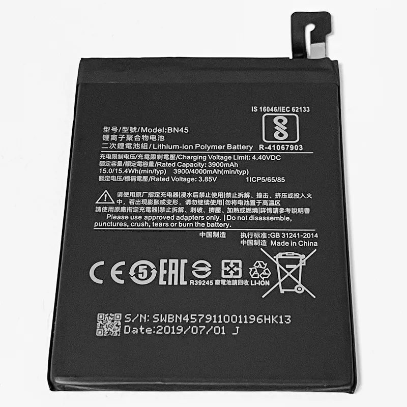 Audiosystem Batteria 4000mAh Per Xiaomi Redmi 5 Plus / Redmi Note 5 (BN44) - Kit Attrezzi Incluso