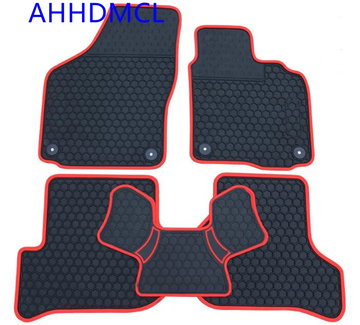 Резиновые коврики для автомобиля Противоскользящие гольфа 6 MK6 2008 2009 2010 2011 2012