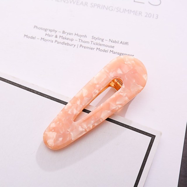 Hair Clip For Women Leopard Water Drop Duckbill Barrette Hairpin Geometric Square Strip Acetate Clip Hair Accessories