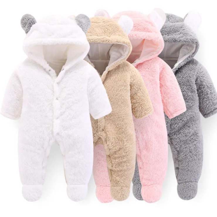01 Fleece baby romper