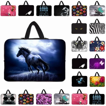 

Capa Para Notebook Neoprene Handbag Soft 10 12 13 14 15 17" 15.6" 15.4" 13.3" 11.6" Computer Laptop Chromebook PC Case Pouch Bag