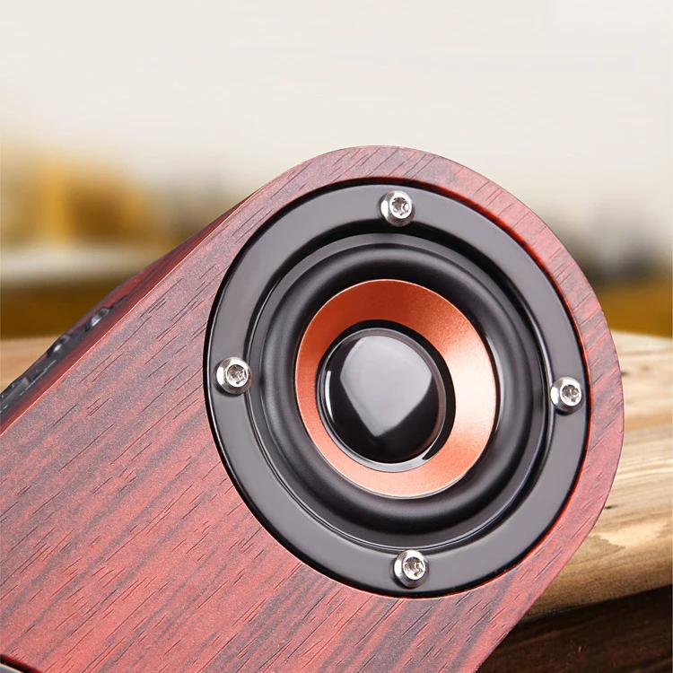 Деревянный стерео Bluetooth динамик Портативный Мини Bluetooth динамик 3D двойной громкий динамик s поддержка плеер с tf-картой для Xiaomi