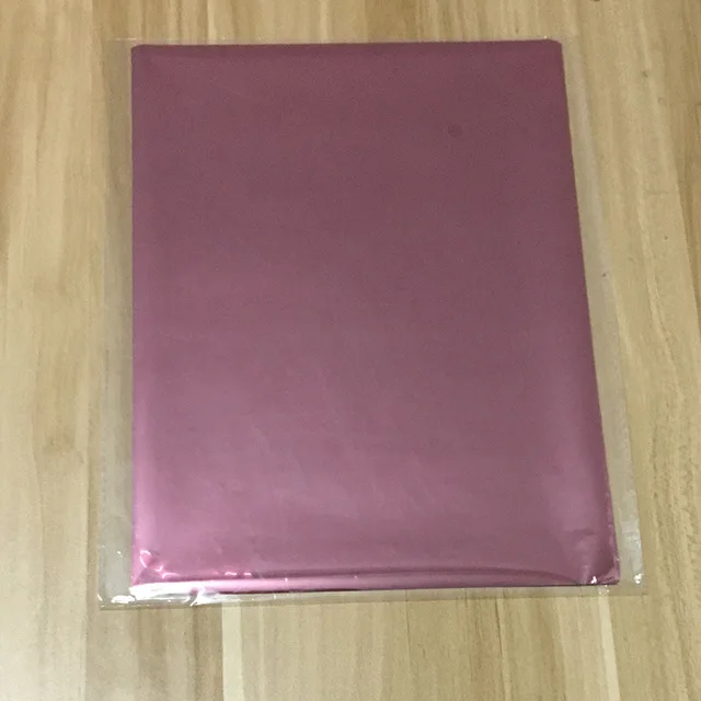 50 шт А4 Золотая фольга бумага для ламинатора блестящая цветная упаковка Квиллинг крафт гофрированная ткань крафт бумага для скрапбукинга - Цвет: Pink