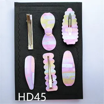 

HD45 hairclip snapclip cutting die wooden for bow making