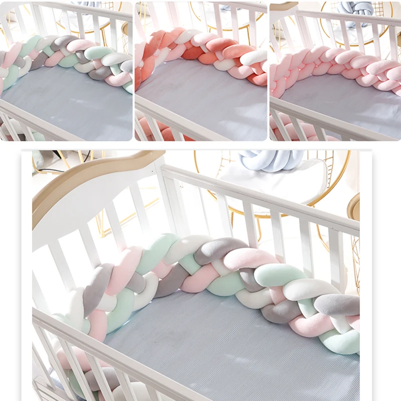 Кроватка для новорожденного Детская кроватка подушки бамперы для кормления ребенка узел ткачество Подушка постельные принадлежности кровать для малыша модные аксессуары для детской комнаты YYJ003