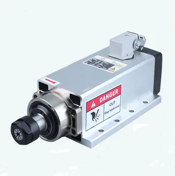 

2.2KW ER20 220V 24000RPM Spindle Motor Air Cooled 4pcs Ceramic Bearings High Precision for CNC Engraving Router Woodworking