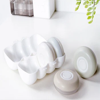 

Portable Travel Bottles Set 4-in-1 Shampoo Lotion Soap Containers Dispenser Set with Carry Case _WK