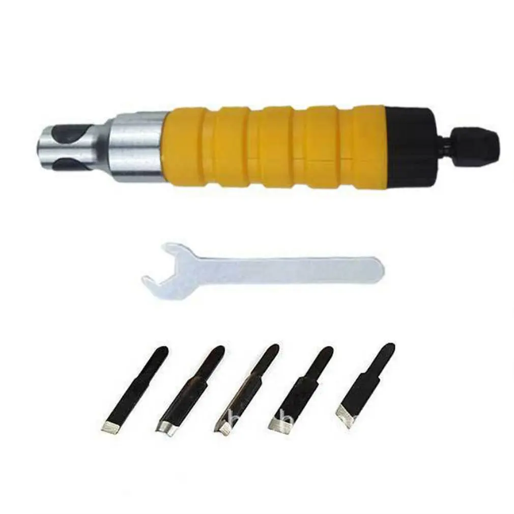 

1pcs High Quality Electric woodworking chisel carving knife tool soft shaft handle chisel Wholesale Supplier Sale Falsh Deal