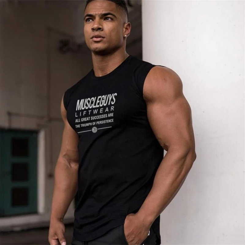 Muscleguys, бодибилдинг, Стрингер, майка, мужская спортивная одежда, для фитнеса, мужские майки без рукавов, компрессионные майки, Майки для мышц
