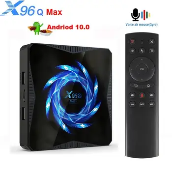 

X96Q MAX Smart TV Box Android 10.0 Allwinner H616 4GB DDR3 32GB Smart Set top box 2.4G 5G WiFi Bluetooth 4K Netflix Media Player