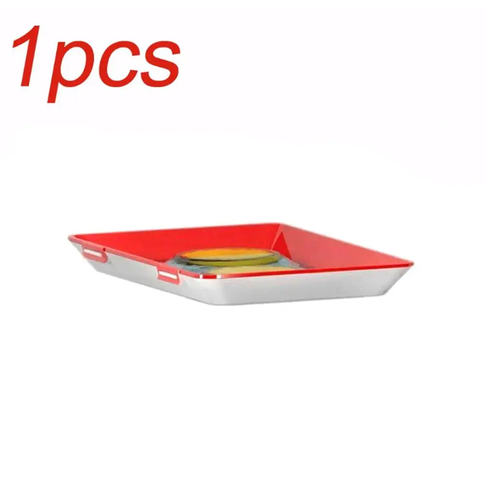 1pc Clever Tray Innovative Food Preservation Tray Plastic Food Storage Container Set Food Fresh Storage Microwave Cover Dropship - Color: 1pc