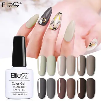 Günstige Elite99 Nail Art Macchiato UV Nagel Gel Tränken Weg Matte Top Basis Mantel UV LED Nagel Lack Primer Polnisch Salon Maniküre 10ML