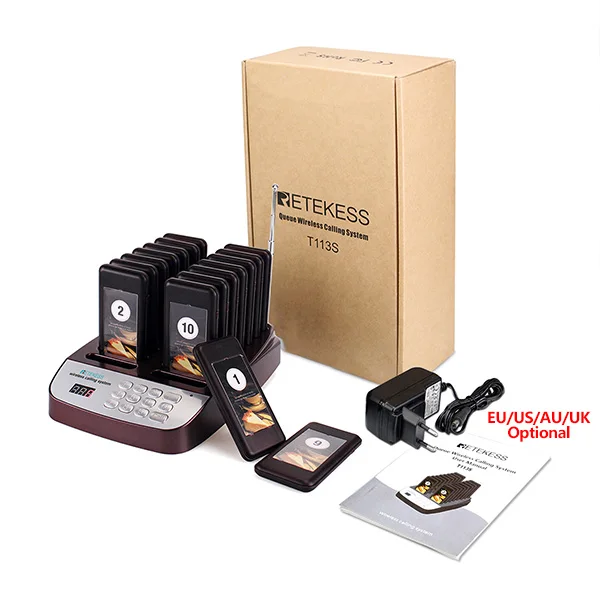 390 долларов 3 комплекта Retekess T113S из России для Alex Ivanov|wireless pager|watch pagerpager restaurant |