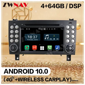

2 din For Benz SLK Class R171 2000 2001 2002 2003-2008 W171 2008 2009 2010 2011 Android 10 audio Radio GPS navigation head unit