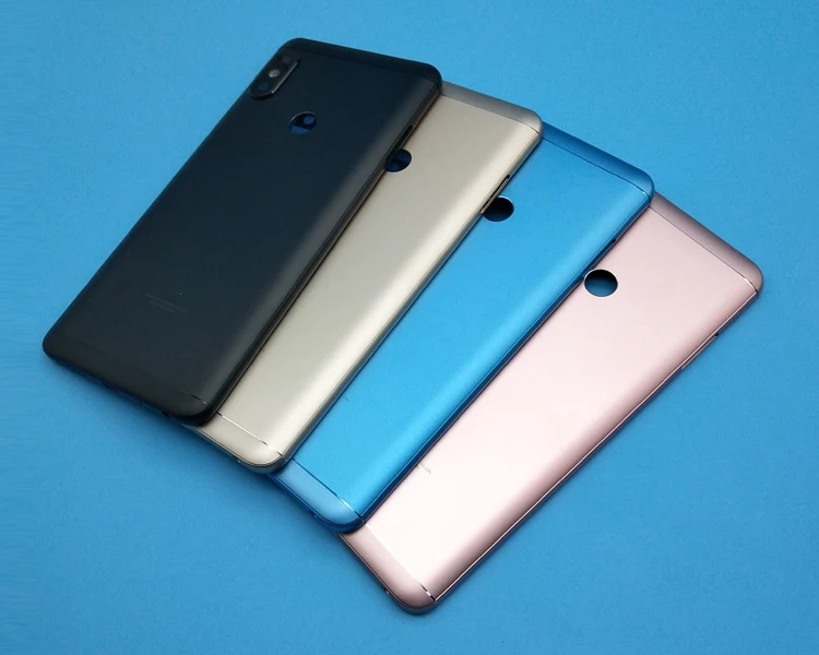 Задняя крышка батарейного отпечатка пальца для Xiaomi MI Redmi Note 5 задняя Note5 со