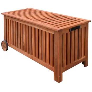 

vidaXL Garden Storage Box 118x52x58 cm Wood