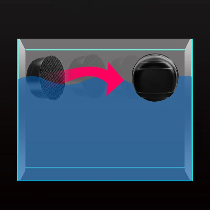 Горячая Мини Круглый Магнитный Очиститель скруббер плавающая Чистая щетка аквариумный аквариум стеклянный очиститель водорослей
