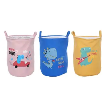 

EVA Thick double layer Cartoon Laundry Hamper Clothes Storage Baskets Home decoration storage barrel kids toy organizer basket