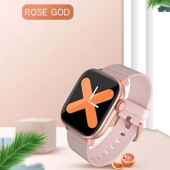 

Smart Watch Women Men Sports Tracker Electronic Wristwatch For IOS Android Heart Rate Monitor Weather Forecast Square SmartWatch