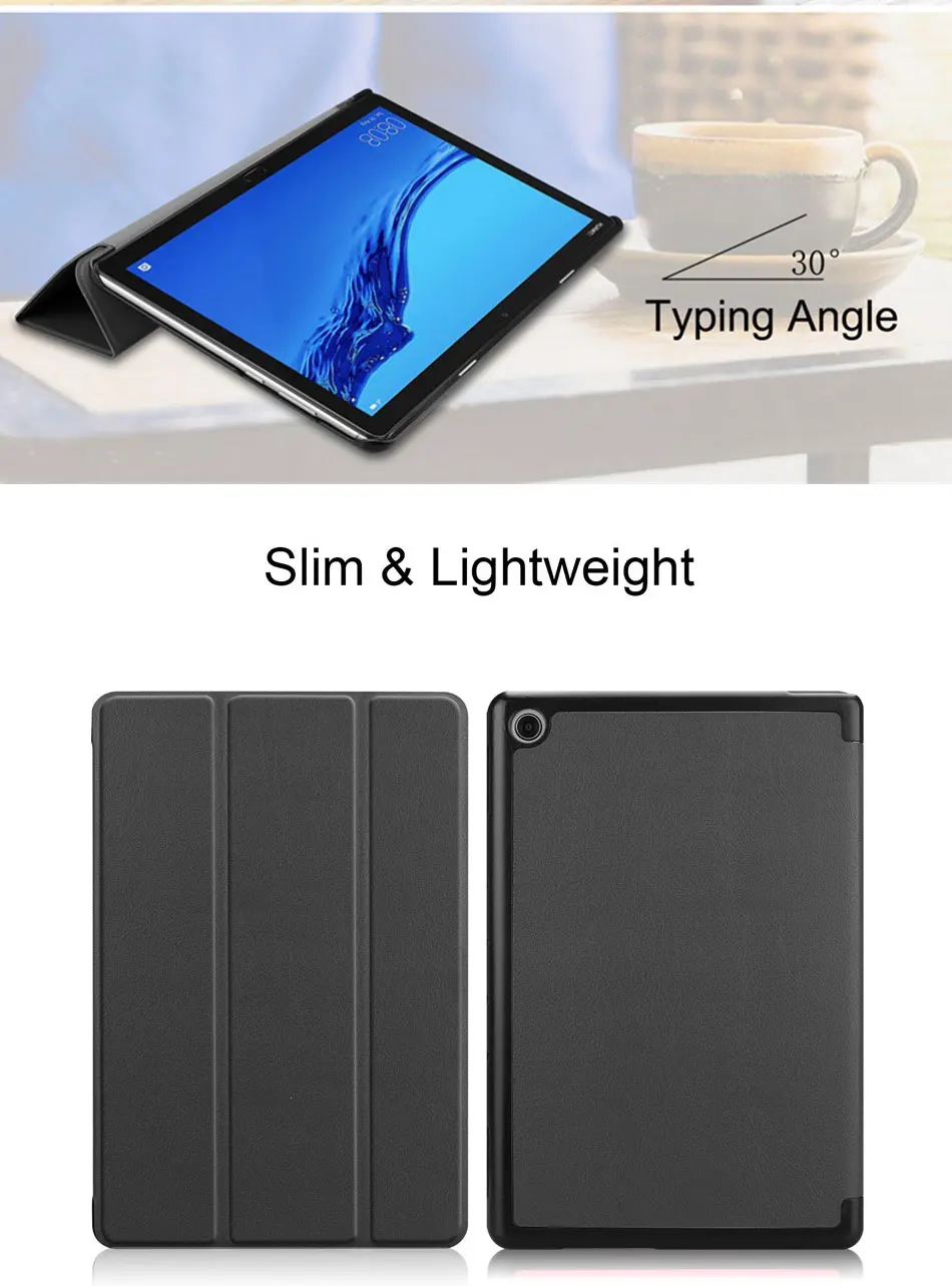Чехол для планшета Huawei MediaPad T5 10 0 Магнитный чехол из искусственной кожи Media Pad