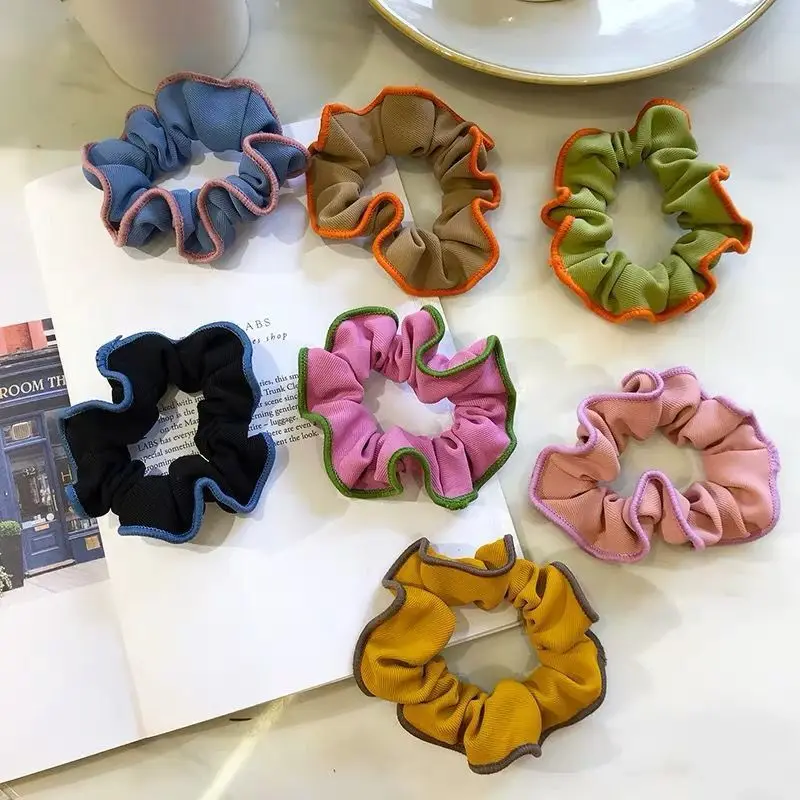 

contracted rope temperament escherichia coil high elastic ring ins wind: dish cloth art hair headdress flower girl