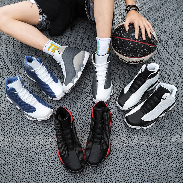 Professional men's basketball shoes basketball sneakers nonslip high