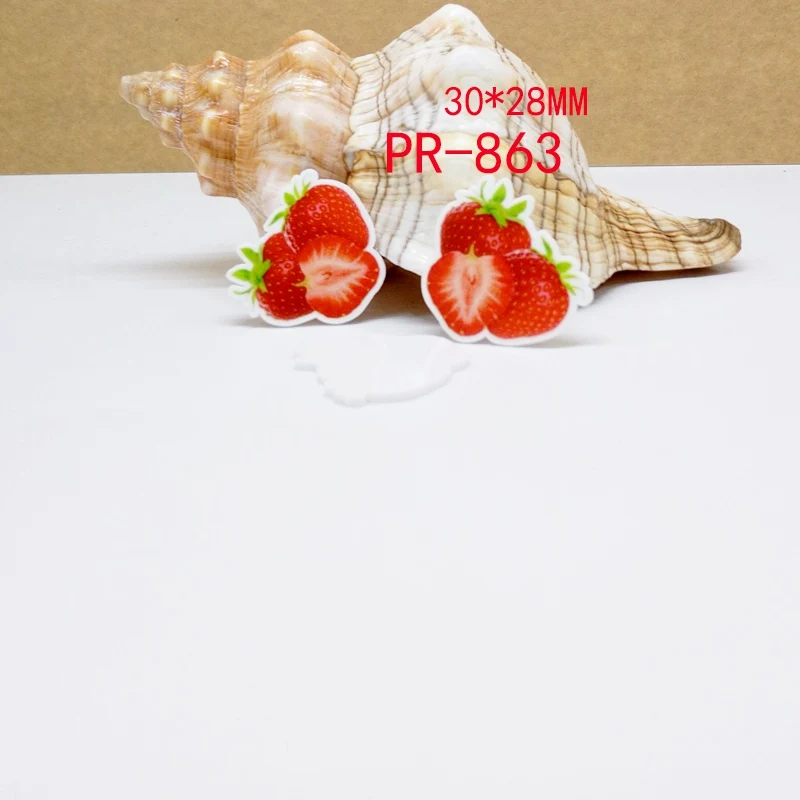 30 шт мультфильм персонаж плоское украшение из смолы pr 864 - Цвет: 863