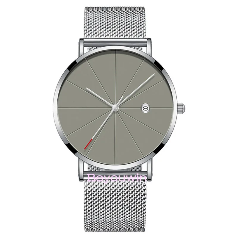 mesh silver silver 100 шт/лот Модные без логотипа сетчатые часы без бренда женские кожаные Наручные часы оптом часы - Цвет: mesh silver silver