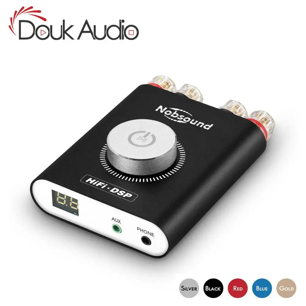 Цифровой усилитель мощности Douk audio Hi Fi DSP стерео наушники Amp Mini Bluetooth 5 0 TPA3116 200 Вт