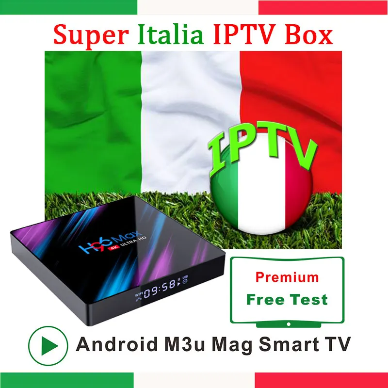 1 год ip tv italia 3000+ Live телевидение IPTV подписка для Italia Франция Германия Испания Великобритания каналы для взрослых для android box VLC h96 max