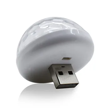 

Car Mini LED Colorful Lamp Sound Control Plug and Play USB Light for Party KTV BJStore