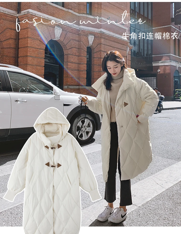 Winter Women New Coat Commuting Simple Temperament Leisure Korean Fashion Thick Warm All-match High-quality Loose Jacket L086