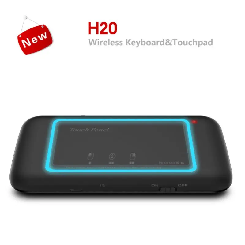 H20 мини беспроводная клавиатура с ИК-пультом дистанционного управления/обучения Air mouse совместима с Google/для Android tv Box