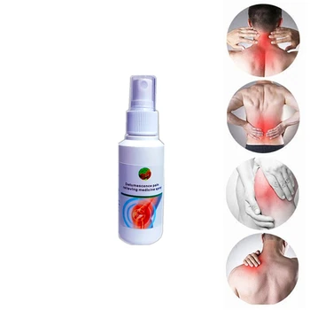 

Medicine Sciatica Care Essential Oils Stop Pain Neck Health Legs Ached Notopterygium Root Rubber Plasters Medical Spray 80ml