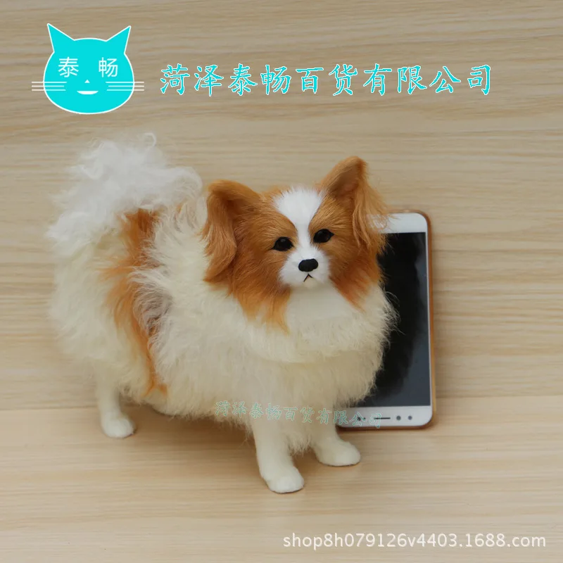 

Tai chang Model Butterfly Dog Model Famous Dog Decoration Dog Decoration Dog Film And Television Props Dog Gift