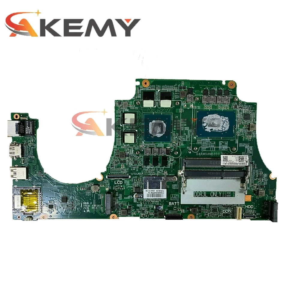 US $196.83 100 working 0NXYWD CN0NXYWD for dell Inspiron 15 7559 laptop motherboard DAAM9AMB8D0 mainboard with i56300HQ CPU  960M GPU